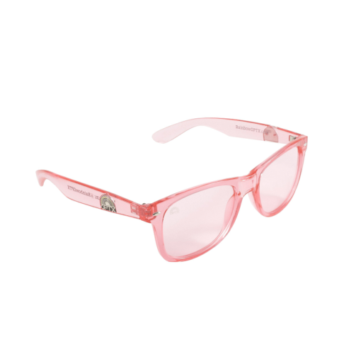 Rainbow OPTX Translucent Glasses Rose