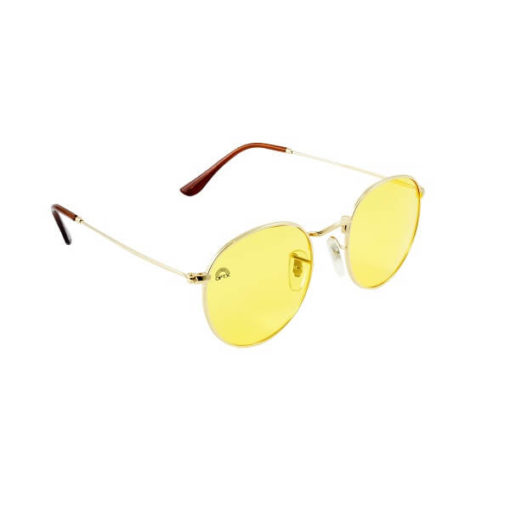 Rainbow OPTX Round Glasses Yellow