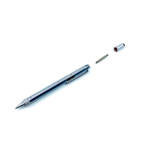 6-in-1 Multi Tool Pen Silver